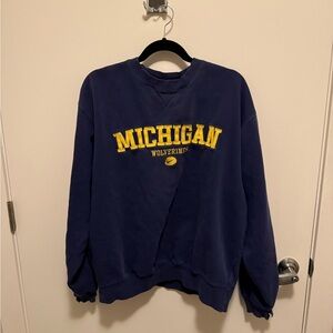 Michigan Wolverines Navy Sweatshirt